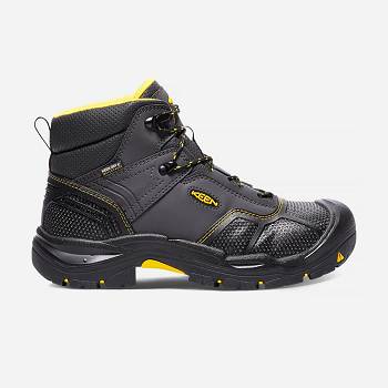 KEEN Férfi Logandale Waterproof (Steel Toe) Munkavédelmi Bakancs Sötét Szürke